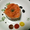 コーサ's cooksnap of when they made サーモンとアボカドのセルクル仕立て☆.
