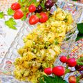 makichihua's cooksnap of when they made レンジ茄子のヘルシータルタル.