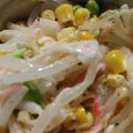 kamtam's cooksnap of when they made 超簡単！カラフルもやしサラダ.