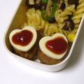 美々☆彡's cooksnap of when they made お弁当にケチャップでハート書きましょ♪　.