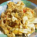 クックO4L6DZ☆'s cooksnap of when they made ヘルシー♬豆腐と春雨の中華風炒め.
