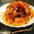 ぽっぷすたー's cooksnap of when they made スパイシーな　ナポリタンスパゲティ　.