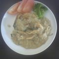 サンリッチパイン's cooksnap of when they made スズキのムニエル☆舞茸クリームソース.