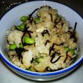 YMT☆'s cooksnap of when they made 枝豆と塩昆布のチャーハン.