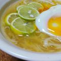 tera☆mix's cooksnap of when they made すだち香る★じんわり生姜の温玉にゅうめん.