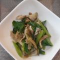 kana叶's cooksnap of when they made つるムラサキとベーコンの炒め物.
