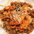 ＊にょにょん＊'s cooksnap of when they made 納豆キムチもやし.
