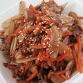 maletaryu's cooksnap of when they made 簡単常備菜☆豚バラきんぴらごぼう.