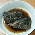 babukiti's cooksnap of when they made 魚ブリすり白ゴマの和風ごまソース煮魚.