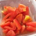 料理の女神's cooksnap of when they made 保存酢トマト.