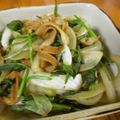 低カロ探検隊's cooksnap of when they made 10分くらいで作るほうれん草と麩の炒め物.