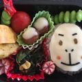 若葉mam's cooksnap of when they made 彩りごはんdeゴリラ君おにぎり！キャラ弁.