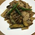 柴犬ぽちこ's cooksnap of when they made しょうが香る☆なすと舞茸の和風炒め.
