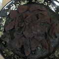 じゅらころ's cooksnap of when they made 超簡単！こんにゃくチップス★チョコ味.