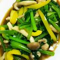 ﾁｮﾎﾞﾋﾟ's cooksnap of when they made 鶏肉と小松菜の炒め物.