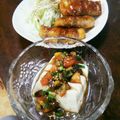 ちえたろう's cooksnap of when they made なすとトマトのっけ冷奴サラダ♪.
