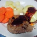 未唯奈's cooksnap of when they made ふっくらふわふわ♪　ハンバーグ☆.