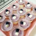 さぁーるりんりん's cooksnap of when they made ブルーベリームースとゼリーの2層デザート.