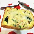 パリパリチキン's cooksnap of when they made 食パン&トースターDE簡単キッシュ.