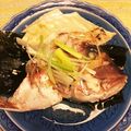 cklax48's cooksnap of when they made 鯛のアラの酒蒸し.