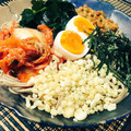 ♡みっぽ's cooksnap of when they made ★納豆とろろキムチそば(温玉のせ)★.