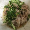 ゆうすけたろはは's cooksnap of when they made さっぱり！豚しゃぶ冷製かけうどん.