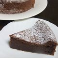 ひまわりバｱバ's cooksnap of when they made ココアで作る☆簡単ガトーショコラ☆.