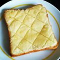 ＊なぁ＊'s cooksnap of when they made 寝坊も怖くない メロンパン風トースト.