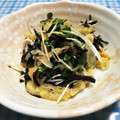 chocoraママ's cooksnap of when they made こんがりお揚げとひじきの和風サラダ.