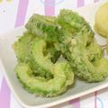 はやみちゃん's cooksnap of when they made あとをひく味★ゴーヤの天ぷら.