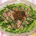 はやみちゃん's cooksnap of when they made ツナのせ！なめ茸そうめん.