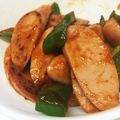 facai's cooksnap of when they made 魚ニソとピーマンと玉ねぎのナポリタン炒め.
