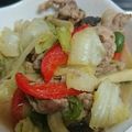 きららんらん☆'s cooksnap of when they made 豚肉とキャベツやキノコの味噌炒め♥.