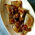 さちころ1221's cooksnap of when they made 焼き肉のタレで　サンマとねぎの煮物.