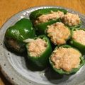temchan's cooksnap of when they made お肉がはがれない！レンチン肉づめピーマン.