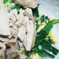 背黄青いんこ's cooksnap of when they made シンガポールチキンにら玉.