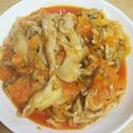 YUKOCCHIN's cooksnap of when they made キャベツと豚薄切り肉のトマトソース蒸し煮.