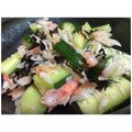 ピーナツ11's cooksnap of when they made 簡単一品！さっぱりキュウリ♡.