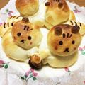 クックCUHKJ3☆'s cooksnap of when they made 簡単可愛い ♪ 3Dちぎりパン ♡.