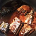 ♡ゆかりご飯♡'s cooksnap of when they made さんまを圧力鍋で骨まで！梅干入り。.