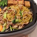 あいぽねっと's cooksnap of when they made 豚肉と小松菜の醤油やきそば.