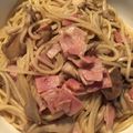 南国好き's cooksnap of when they made 絶品☆舞茸とベーコンのバター醤油パスタ.