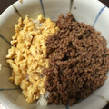 クックH86AFM☆'s cooksnap of when they made 生姜風味の鶏そぼろ＊炒り卵の二色丼.