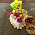 もんた８'s cooksnap of when they made 1歳バースデー☆ヨーグルトケーキ☆.