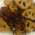 ☆baobab☆'s cooksnap of when they made 牛肉とれんこんの甘辛炒め＊.