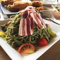 Sun Flover's cooksnap of when they made 夏にさっぱり！アボカドバジル冷製パスタ♪.