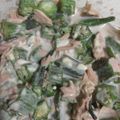 ココキキララ's cooksnap of when they made オクラのツナマヨショー和え.