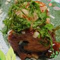 ☆チーサン★'s cooksnap of when they made 厚揚げの肉巻き照り焼き♪大葉チーズサンド.