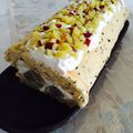 matheus's cooksnap of when they made さつまいものロールケーキ.