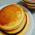 るっくｻﾝ。's cooksnap of when they made グルテンフリー♡米粉パンケーキ.